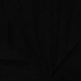 Polyester Stretch Jersey Knit Fabric, 165 gsm, 165 cm — Black