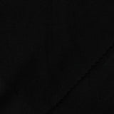 Chunky Knit Fabric, 153 gsm, 155 cm — Black