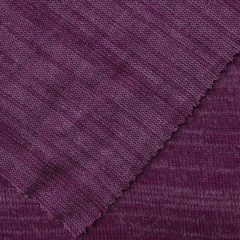 Purple Marl Chunky Knit, 175 gsm