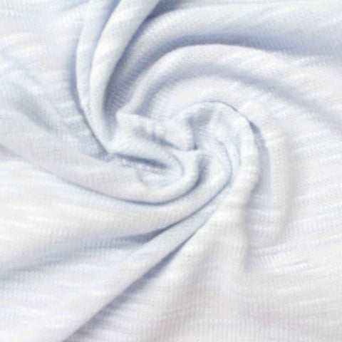 Light Blue Heathered-Marl Chunky Knit