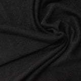 Chunky Knit Fabric, 232 gsm, 165 cm — Black