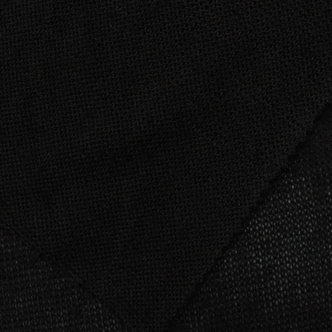 Chunky Knit Fabric, 152 gsm, 170 cm — Black