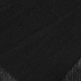 100% Polyester Chunky Knit Fabric, 276 gsm, 165 cm — Black