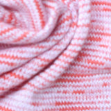 Red Marl Chunky Knit, Viscose-Poly — texture