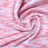 Red Marl Chunky Knit, Viscose-Poly