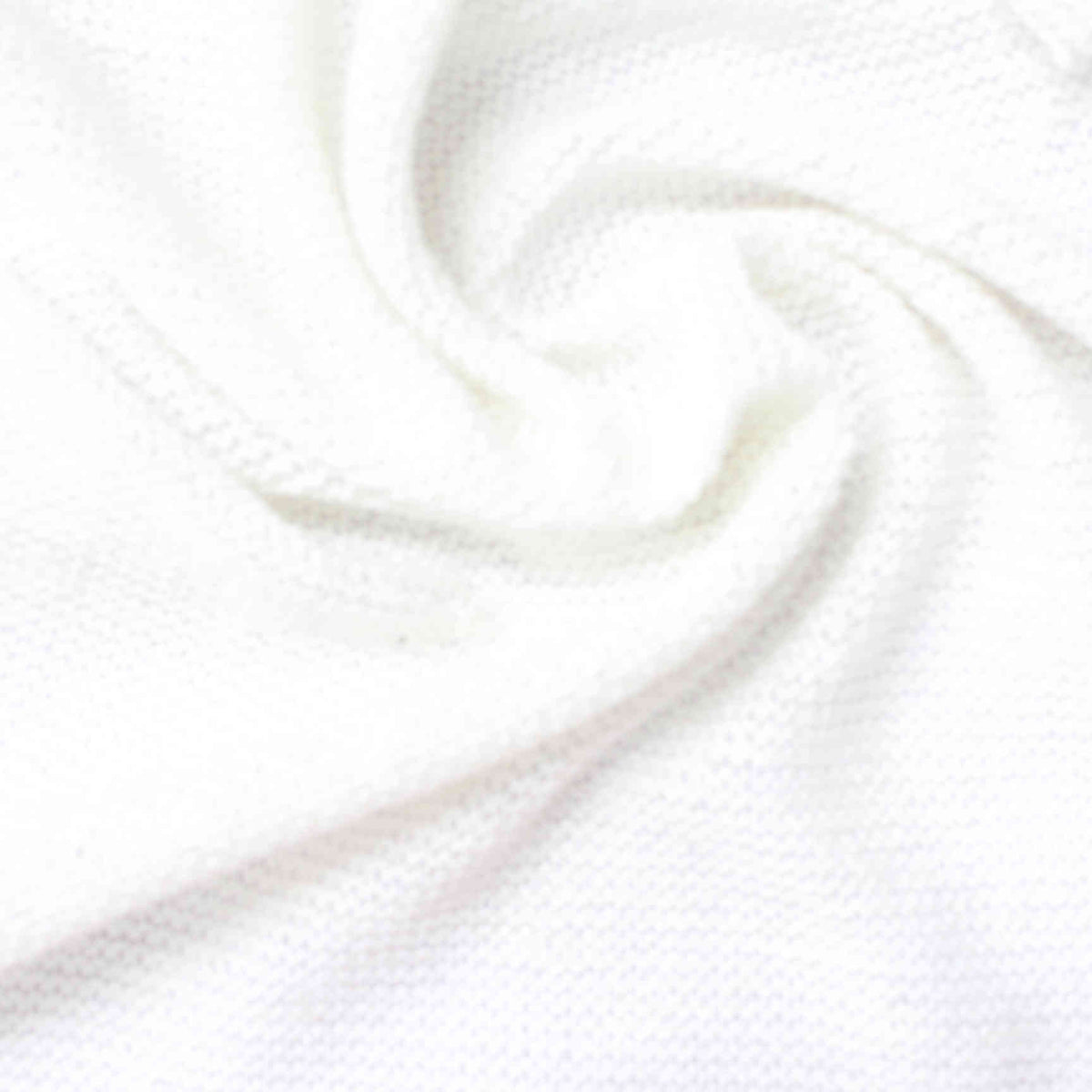 Chunky Knit Fabric, 250 gsm, 150 cm — White