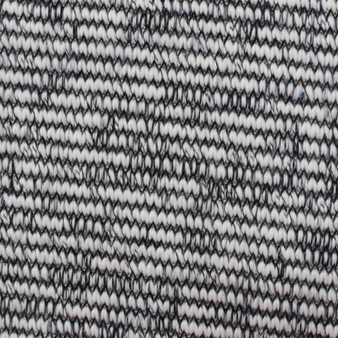 Black Marl Chunky Knit, Cotton-Poly, 306 gsm