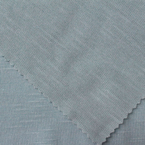 Light Blue-Green Marl Chunky Knit, Poly-Viscose