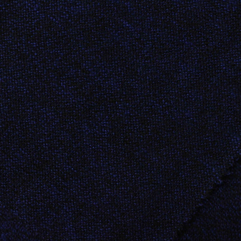 Bright Blue Marl Chunky Knit, Viscose-Poly