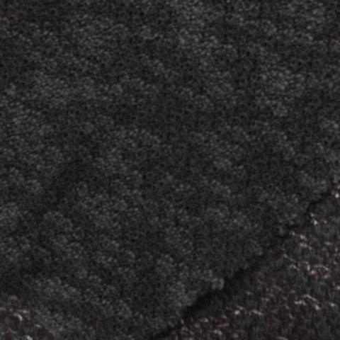 Dark Grey Marl Chunky Knit, Cotton-Poly, 197 gsm