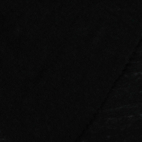 Jersey Knit Fabric, 135 gsm, 160 cm — Black