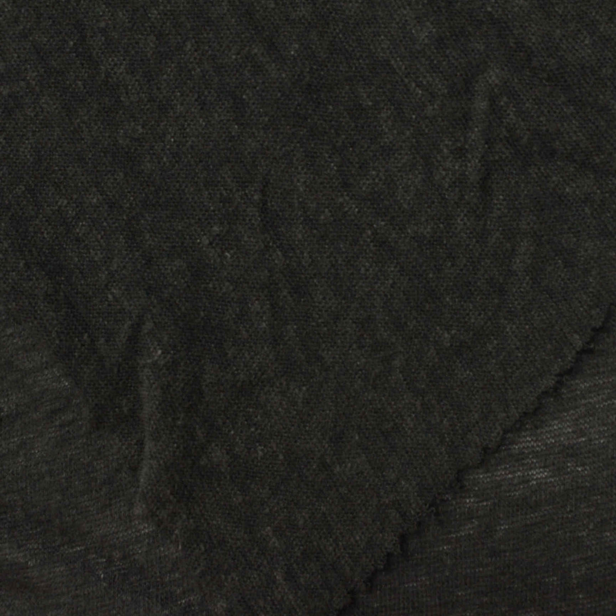 Dark Grey Marl Jersey Knit, Viscose-Linen