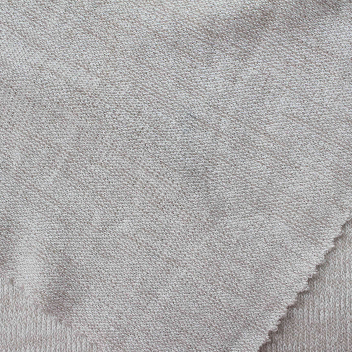 Light Beige Heathered-Marl Chunky Knit, 147 gsm