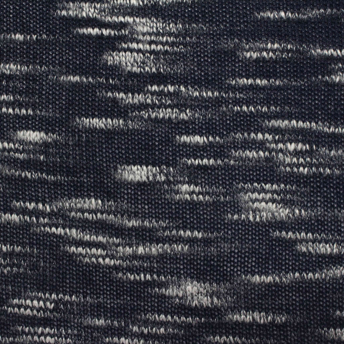 Navy Marl Chunky Knit, 170 gsm