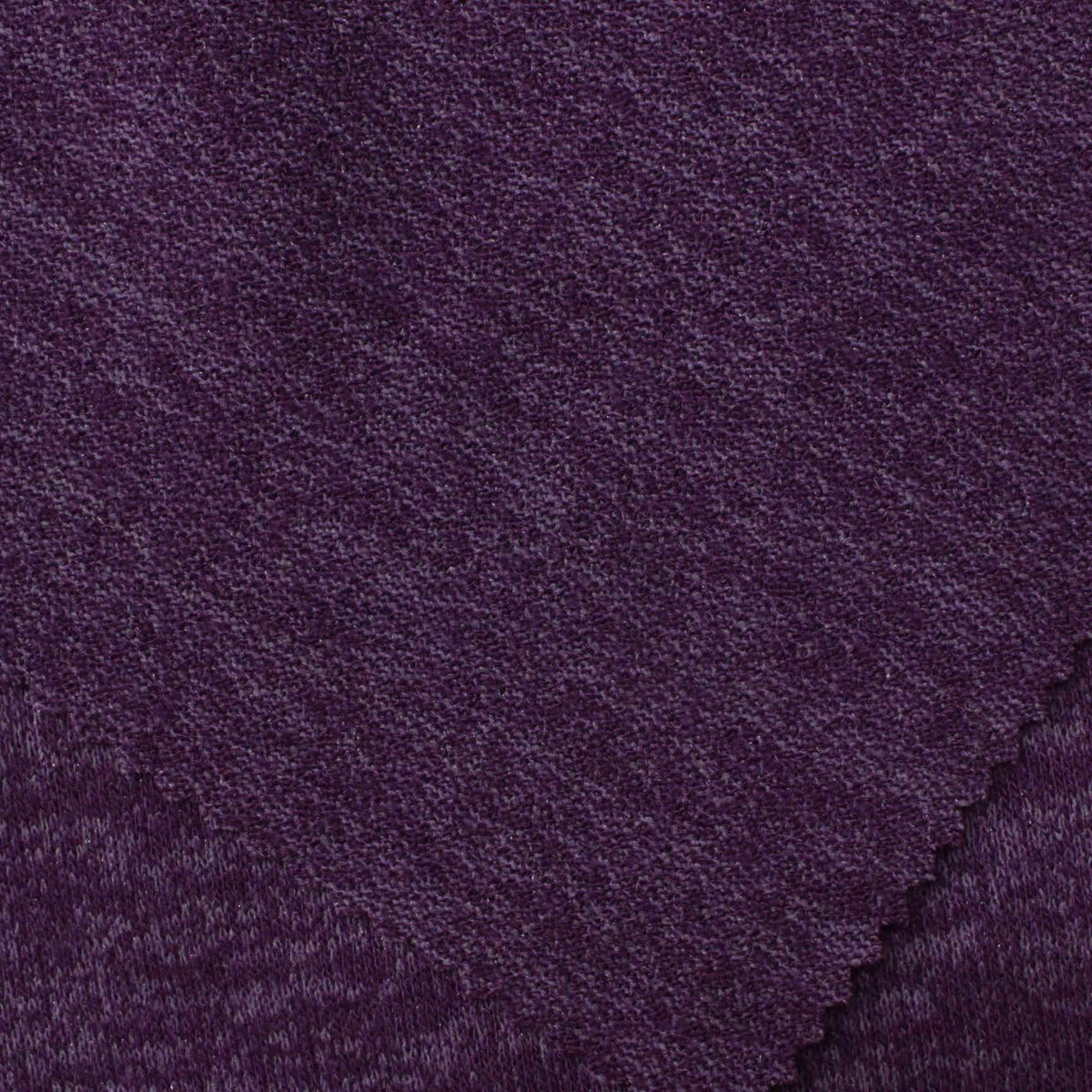 Purple Marl Chunky Knit, 250 gsm