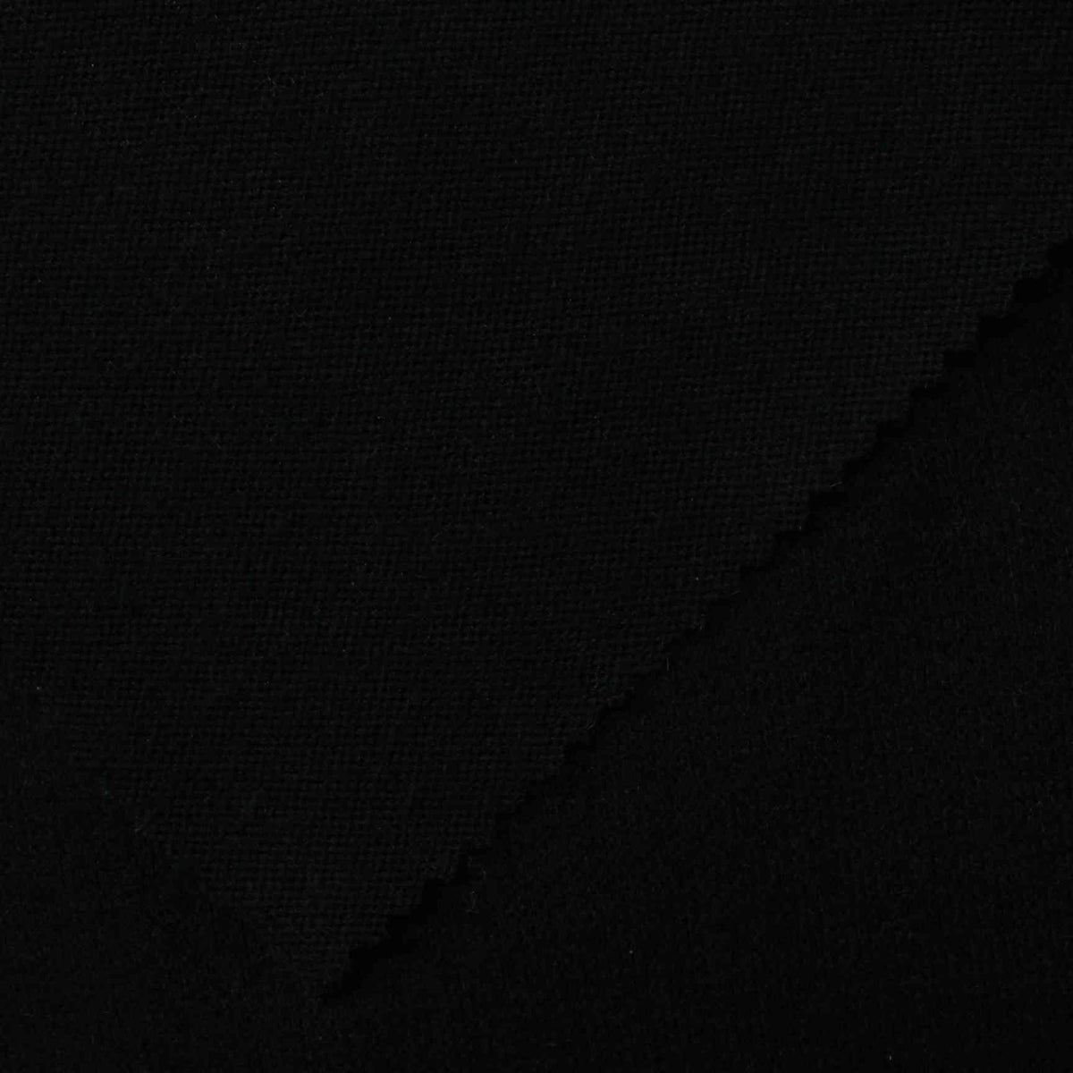 Chunky Knit Fabric, 208 gsm, 160 cm — Black