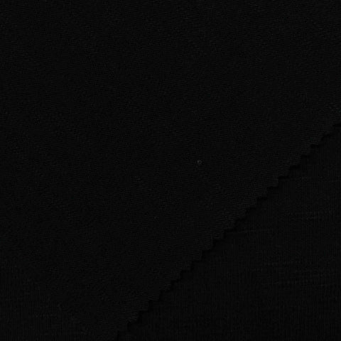 Chunky Knit Fabric, 230 gsm, 160 cm — Black, ref EF-224748