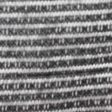 Dark Grey Horizontal-Stripe Chunky Knit — texture