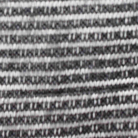 Dark Grey Horizontal-Stripe Chunky Knit