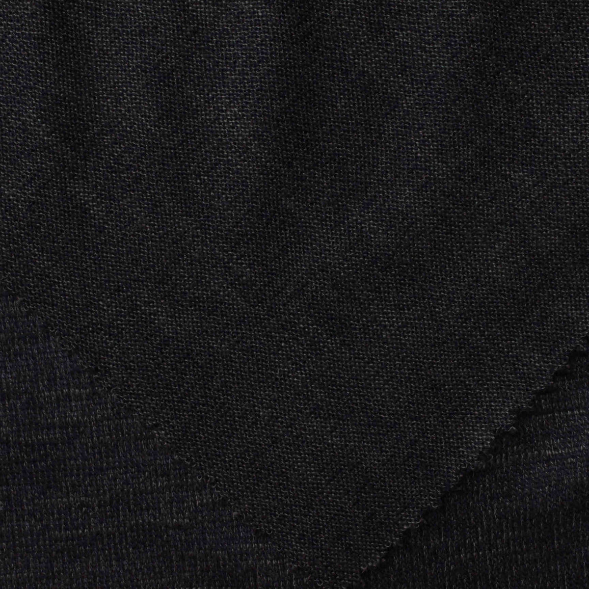 Chunky Knit Fabric, 152 gsm, 150 cm — Black