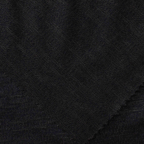 Chunky Knit Fabric, 152 gsm, 150 cm — Black