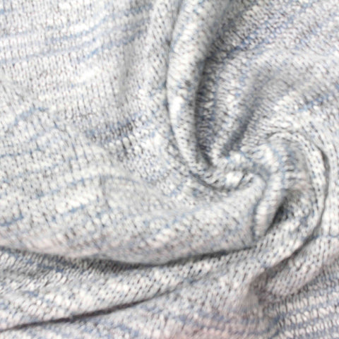 Heathered Grey Marl Chunky Knit, 190 gsm