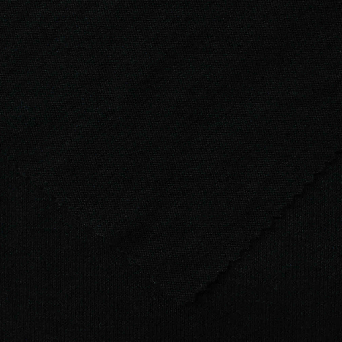 Chunky Knit Fabric, 200 gsm, 165 cm — Black