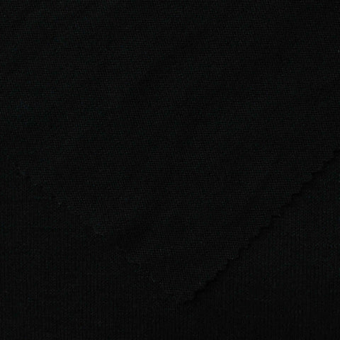 Chunky Knit Fabric, 200 gsm, 165 cm — Black