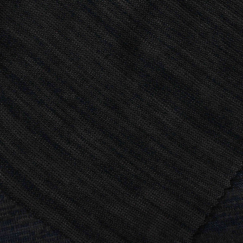 Navy Marl Chunky Knit, Viscose-Poly, 160 gsm