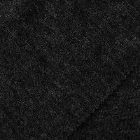 Dark Grey Marl Chunky Knit, Polyester, 164 gsm