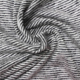 Black Heather Chunky Knit, Poly-Viscose