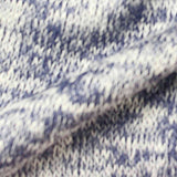 Blue Marl Chunky Knit, Poly-Viscose — texture