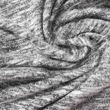 Grey Marl Chunky Knit, Viscose-Poly
