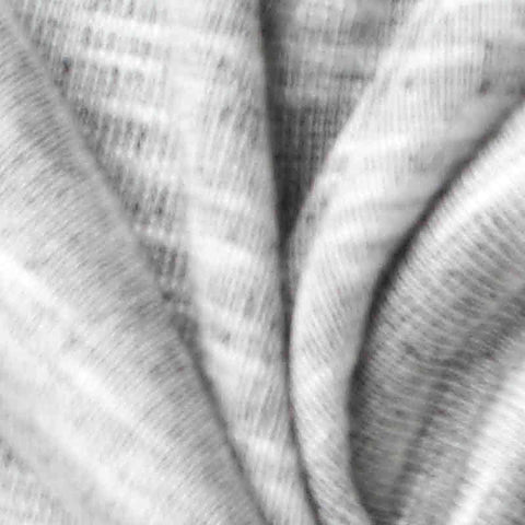 Light Grey Heather Chunky Knit, Viscose-Poly, 178 gsm