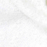 Polyester Stretch Chunky Knit Fabric, 160 gsm, 200 cm — White — texture