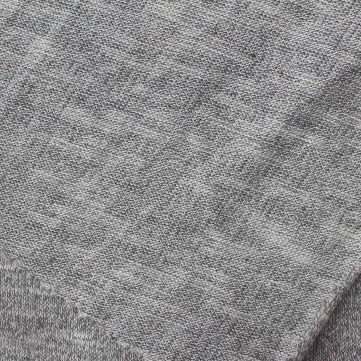 Heather Grey Marl Chunky Knit, Cotton-Poly