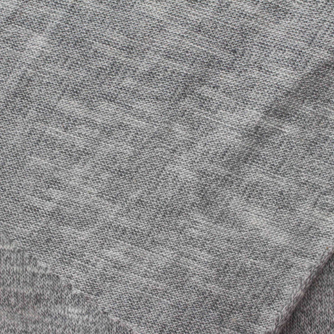 Heather Grey Marl Chunky Knit, Cotton-Poly