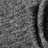 Dark Grey Heathered-Marl Chunky Knit, Polyester — texture