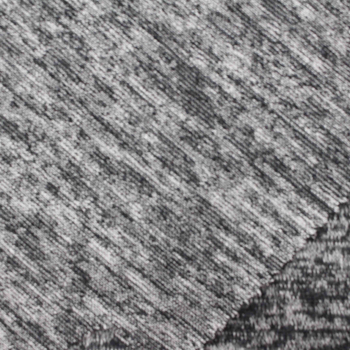 Polyester Viscose Stretch Chunky Knit Fabric, 240 gsm, 160 cm — Grey