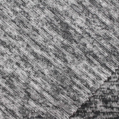 Polyester Viscose Stretch Chunky Knit Fabric, 240 gsm, 160 cm — Grey