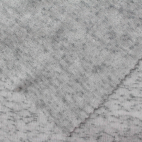 Grey Diamond Chunky Knit, Poly-Viscose