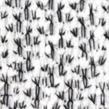 Jacquard 100% Polyester Chunky Knit Fabric, 143 gsm, 160 cm — White — texture
