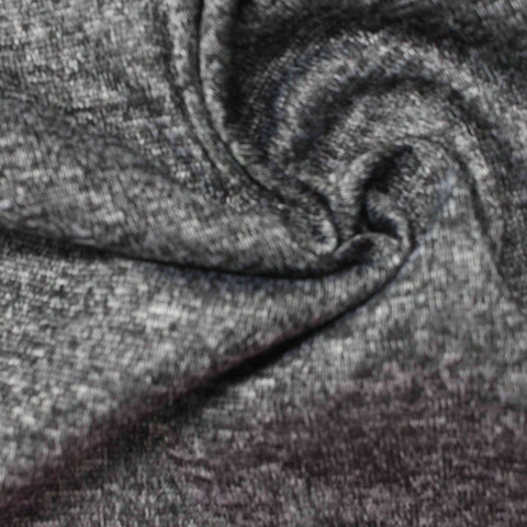 Heathered Grey Marl Chunky Knit, 182 gsm