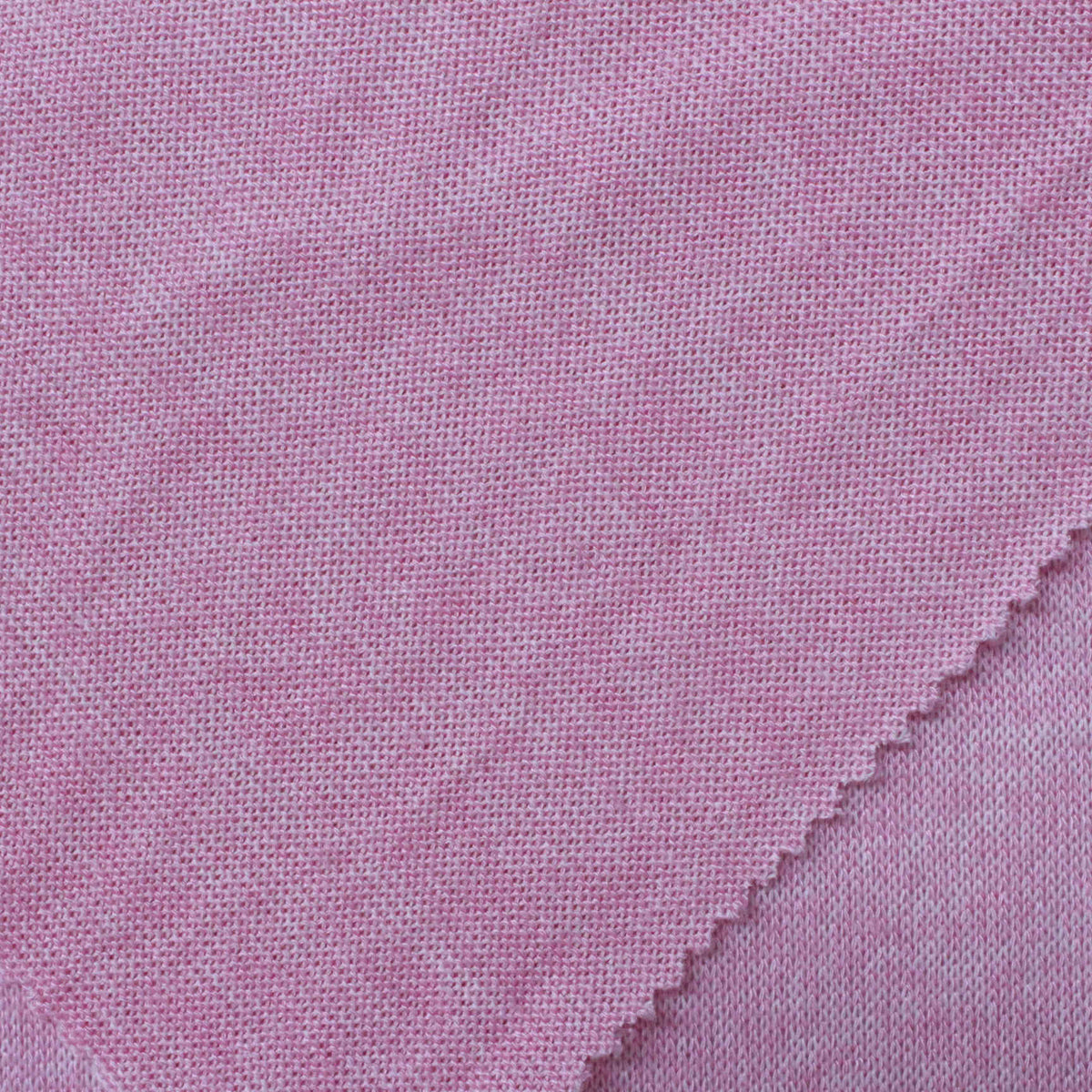 Pink Heathered-Marl Chunky Knit, 208 gsm