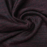 Burgundy Fine-Marl Chunky Knit