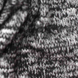 Black Marl Chunky Knit, Poly-Viscose — texture