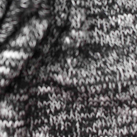 Black Marl Chunky Knit, Poly-Viscose, 175 gsm, 180 cm