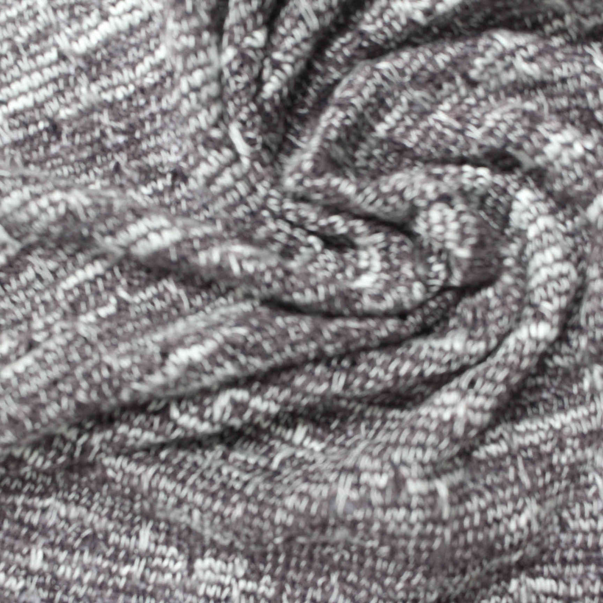 Dark Grey Marl Chunky Knit, 230 gsm, 135 cm, ref EF-224834