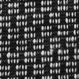 Black Geometric Chunky Knit, Poly-Cotton — texture