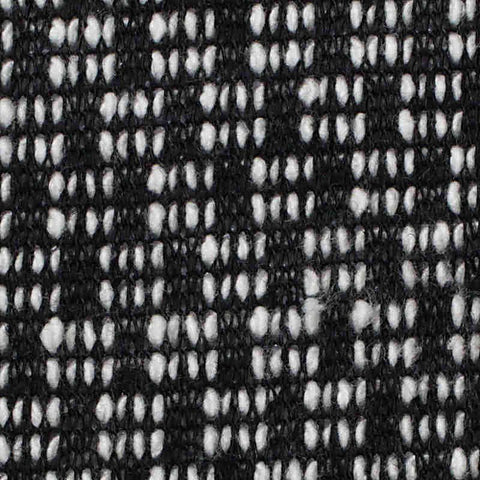 Black Geometric Chunky Knit, Poly-Cotton